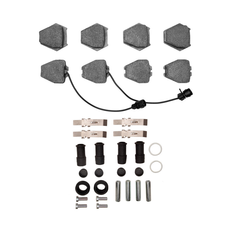 R1 00-03 Audi A8 Front Semi Met Pads & Hardware Kit - 2311-0839-11