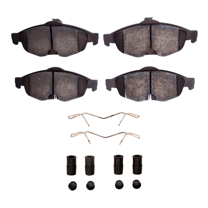R1 2001-2006 Chrysler Sebring Front R1 Semi Met Pads & Hardware Kit - 2311-0869-01