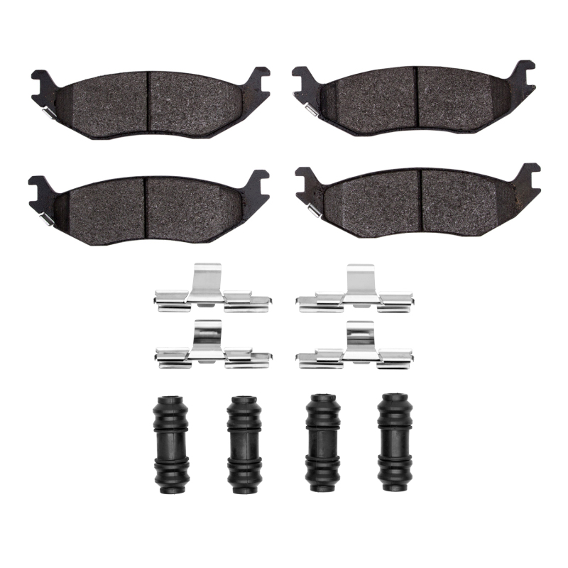 R1 02-24 Chrysler ASPEN Rear Semi Met Pads & Hardware Kit - 2311-0898-01