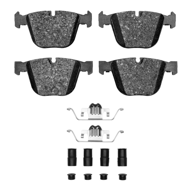 R1 10-19 BMW X6 Rear Semi Met Pads & Hardware Kit - 2311-0919-22