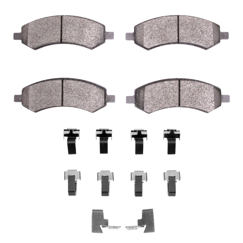 R1 2005-2024 Chrysler Aspen Front R1 Semi Met Pads & Hardware Kit - 2311-1084-01