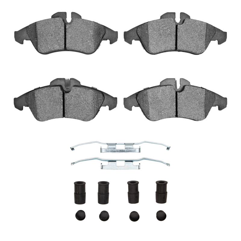 R1 02-06 Dodge Sprinter 3500 Front Semi Met Pads & Hardware Kit - 2311-1177-01