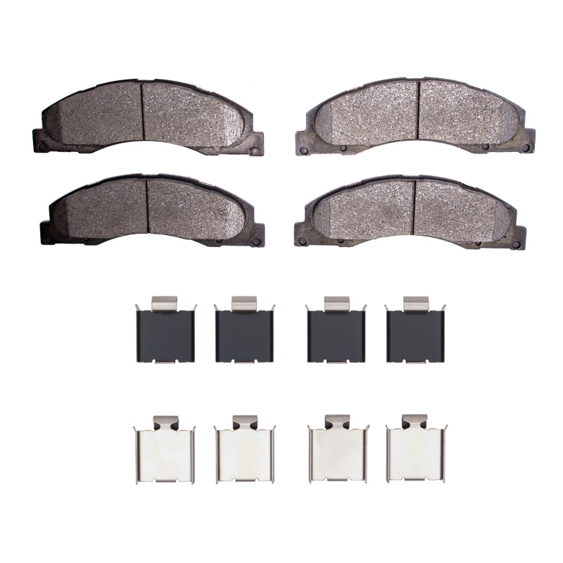 R1 2008-2025 Ford E-Super Duty Front R1 Semi Met Pads & Hardware Kit - 2311-1328-01