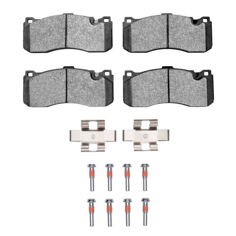 R1 2006-2013 BMW 330I Front R1 Semi Met Pads & Hardware Kit - 2311-1371-01