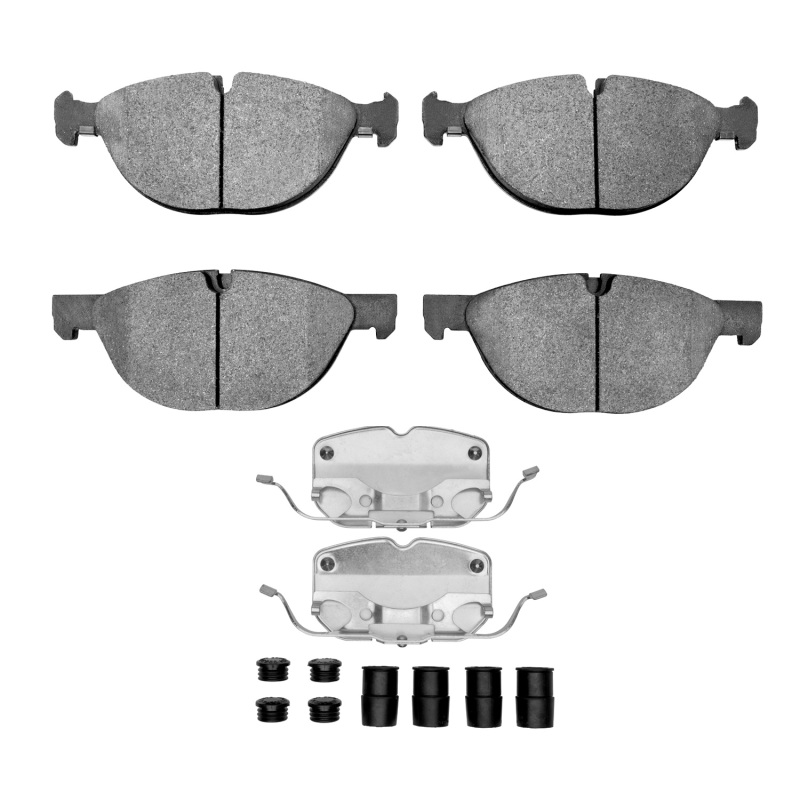 R1 08-19 BMW X6 Front Semi Met Pads & Hardware Kit - 2311-1381-01