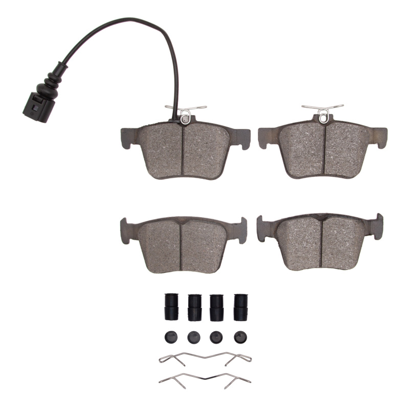 R1 2013-2023 Audi A3 Rear R1 Semi Met Pads & Hardware Kit - 2311-1761-01
