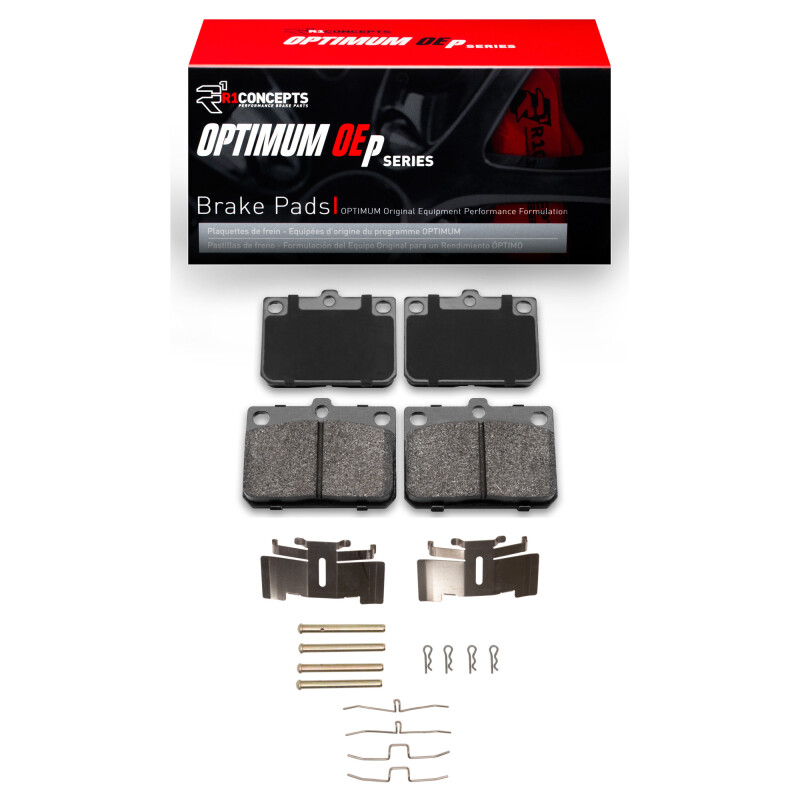 R1 1974-1987 Dodge Colt Front R1 Optimum OE Pads & Hardware Kit - 2551-0101-01