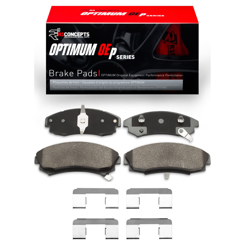 R1 86-92 Buick Riviera Front Optimum OE Brake Pads & Hardware Kit - 2551-0353-01