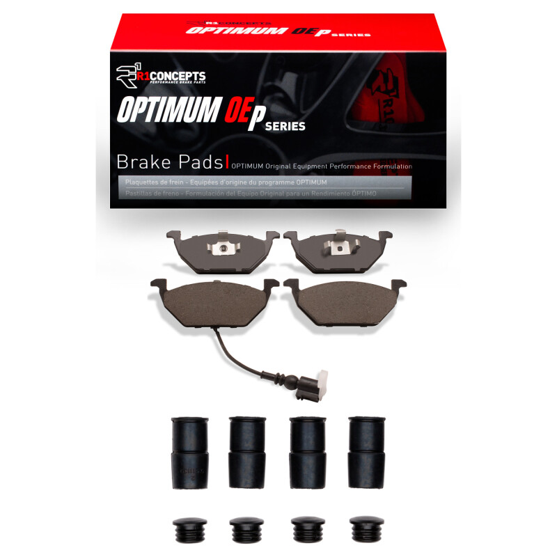 R1 99-10 Volkswagen Beetle Front Optimum OE Pads & Hardware Kit - 2551-0768-11