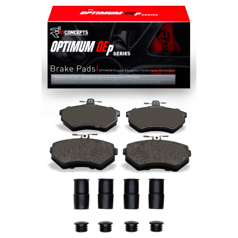 R1 88-92 Audi 90 Front Optimum OE Pads & Hardware Kit - 2551-0780-01