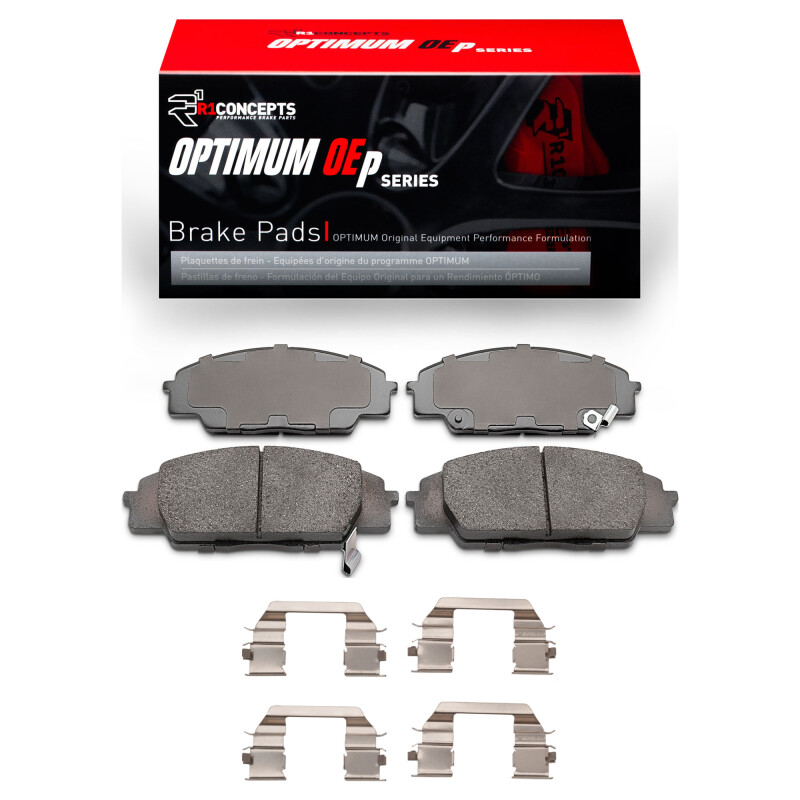 R1 2006-2011 Honda Civic Coupe Front R1 Optimum OE Pads & Hardware Kit - 2551-0829-01