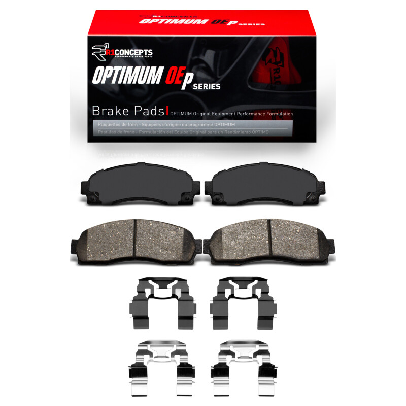 R1 03-05 Ford Explorer Sport Trac Front Optimum OE Pads & Hardware Kit - 2551-0833-02