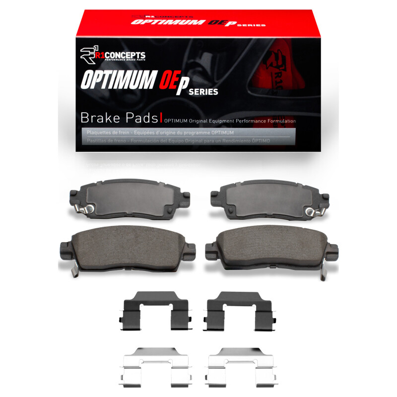 R1 02-19 Buick Rainier Rear Optimum OE Brake Pads & Hardware Kit - 2551-0883-01