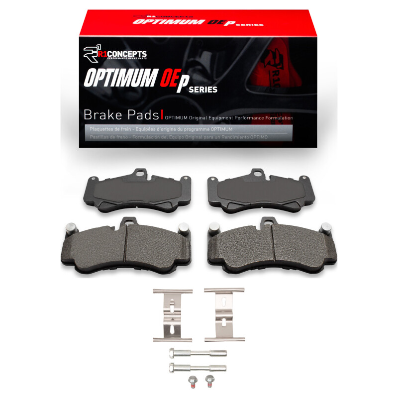 R1 02-13 Porsche 911 Front/Rear Optimum OE Pads & Hardware Kit - 2551-0991-01