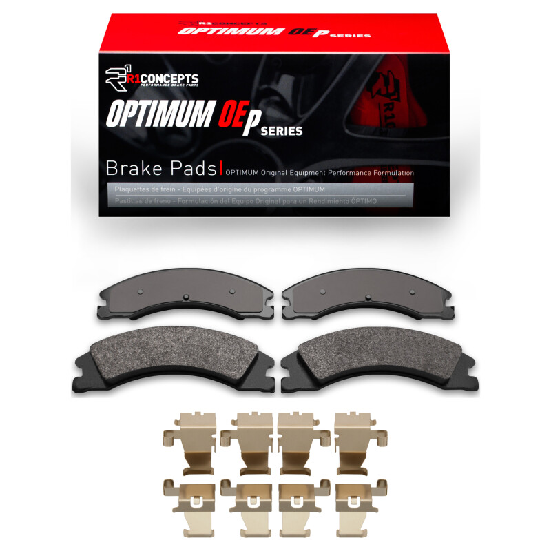 R1 08-25 Ford E-Super Duty Rear Optimum OE Pads & Hardware Kit - 2551-1330-01