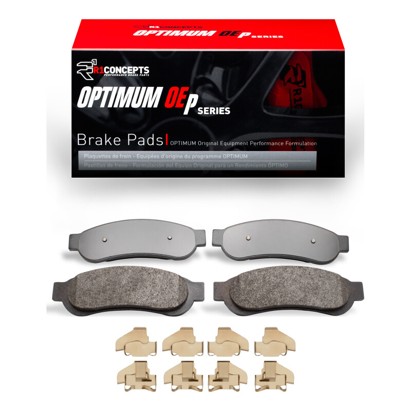 R1 10-12 Ford F-450 Super Duty Rear Optimum OE Pads & Hardware Kit - 2551-1334-02