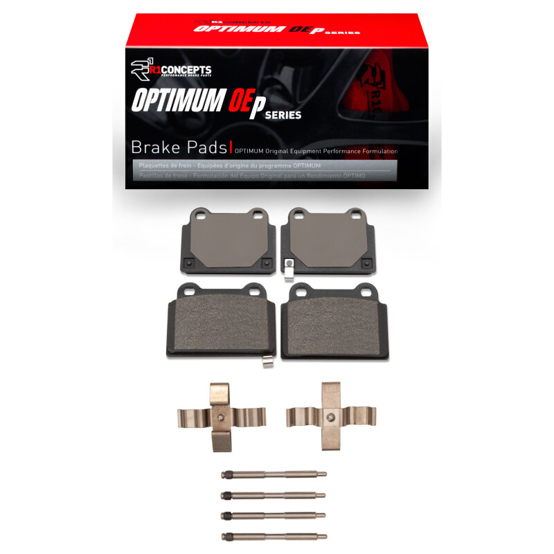 R1 2008-2015 Mitsubishi Lancer Rear R1 Optimum OE Pads & Hardware Kit - 2551-1368-01