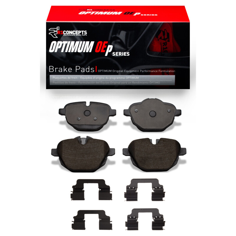 R1 11-20 BMW 530I xDrive Rear Optimum OE Pads & Hardware Kit - 2551-1473-01