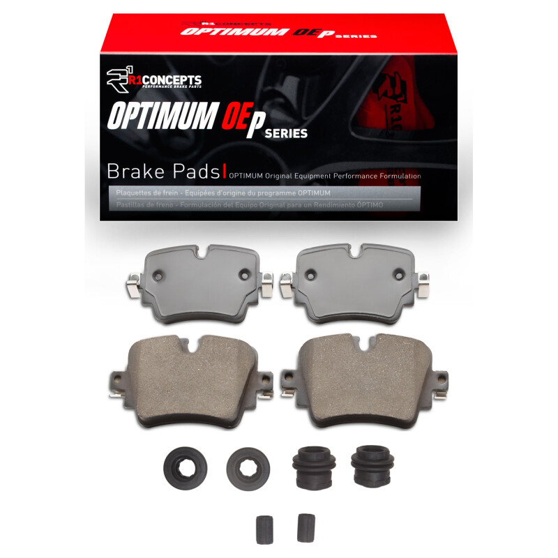 R1 16-19 Jaguar XJ Rear Optimum OE Pads & Hardware Kit - 2551-1752-01