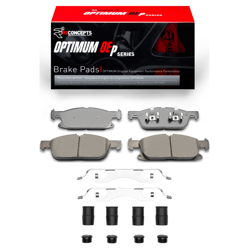 R1 15-25 Ford Edge Front Optimum OE Pads & Hardware Kit - 2551-1818-01