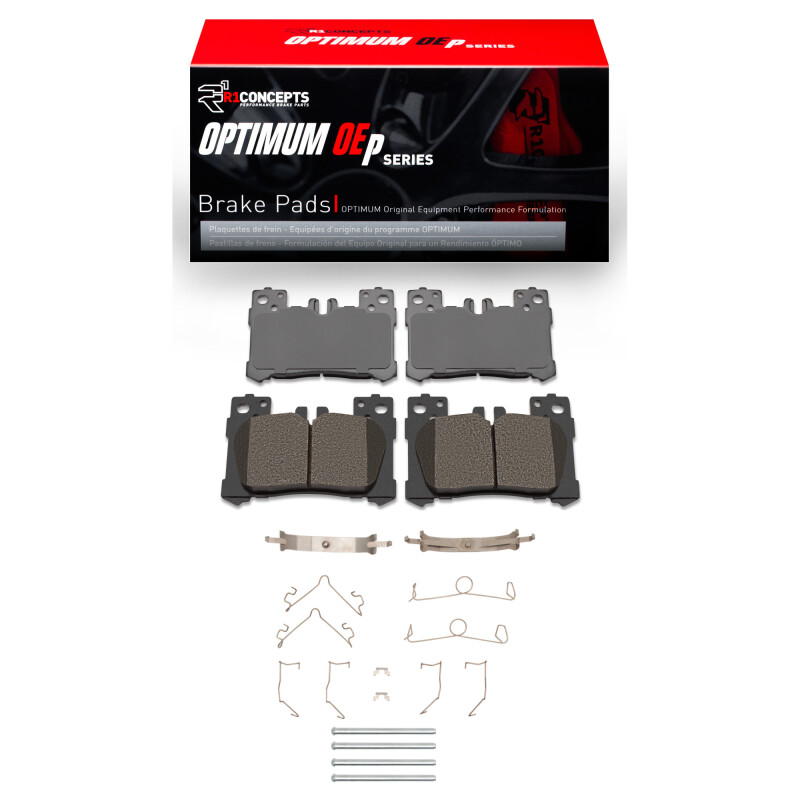 R1 18-23 Lexus LC500h Rear Optimum OE Pads & Hardware Kit - 2551-2063-01