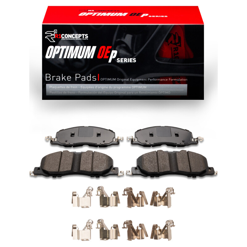 R1 2020-2025 Ford Explorer Front R1 Optimum OE Pads & Hardware Kit - 2551-2230-01