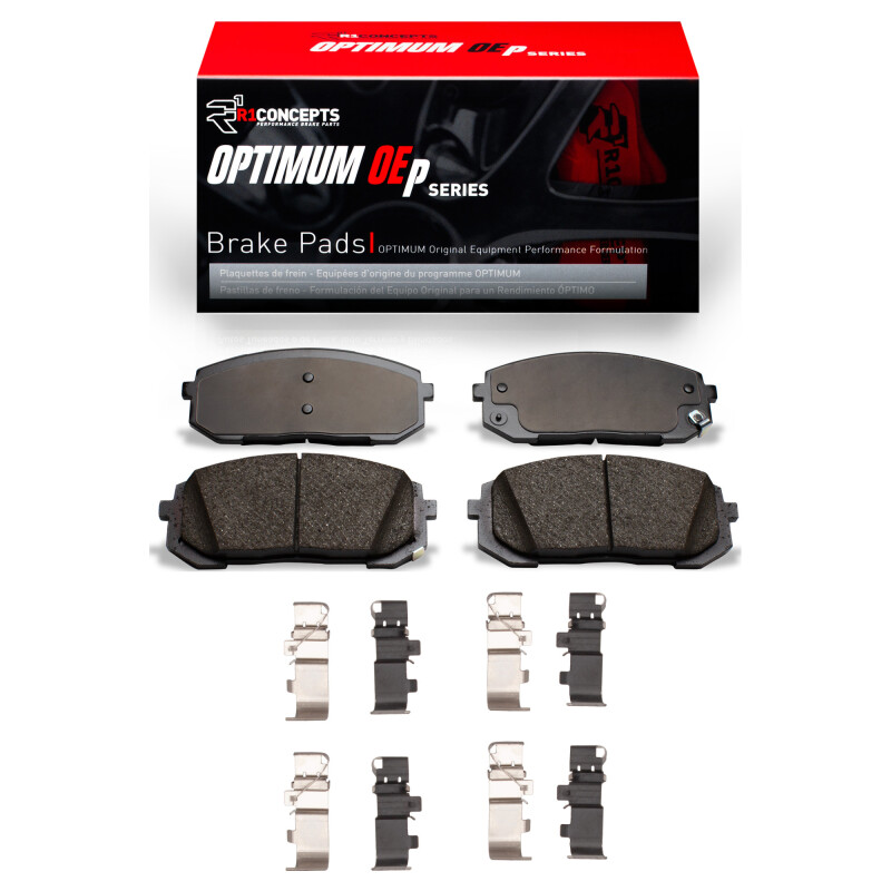 R1 2020-2025 Hyundai Sonata Front R1 Optimum OE Pads & Hardware Kit - 2551-2302-01