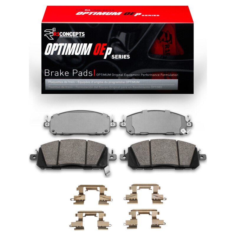 R1 2021-2025 Infiniti QX60 Front R1 Optimum OE Pads & Hardware Kit - 2551-2413-01