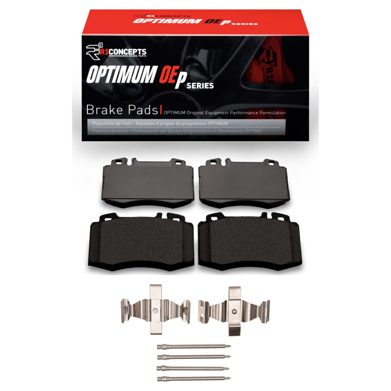 R1 02-06 Mercedes-Benz C320 Front Optimum OE Pads & Hardware Kit - 2552-0847-04