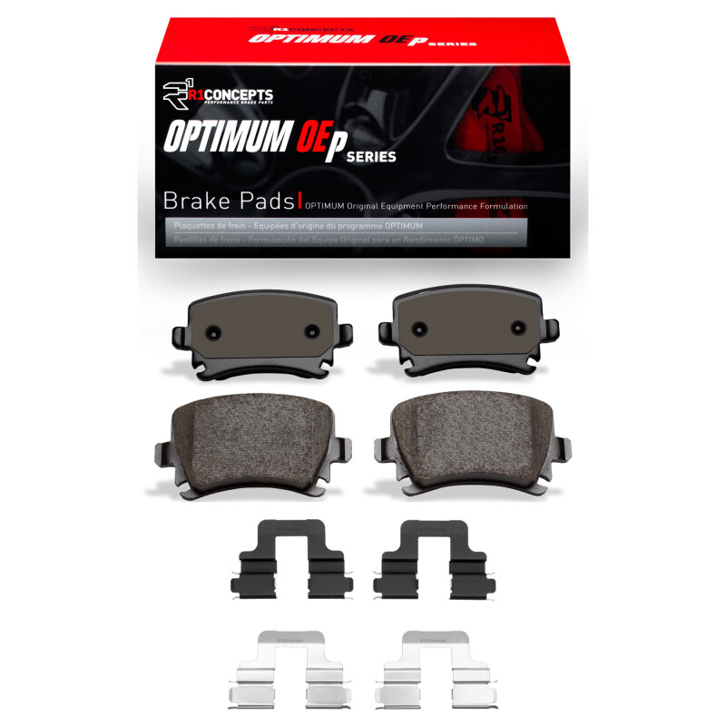 R1 2005-2011 Audi A3 Rear R1 Optimum OE Pads & Hardware Kit - 2552-1108-01