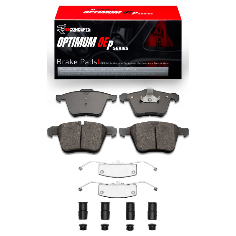 R1 09-15 Jaguar XF Front Optimum OE Pads & Hardware Kit - 2552-1240-01