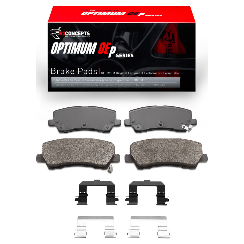 R1 15-23 Ford Mustang Rear Optimum OE Pads & Hardware Kit - 2552-1793-02