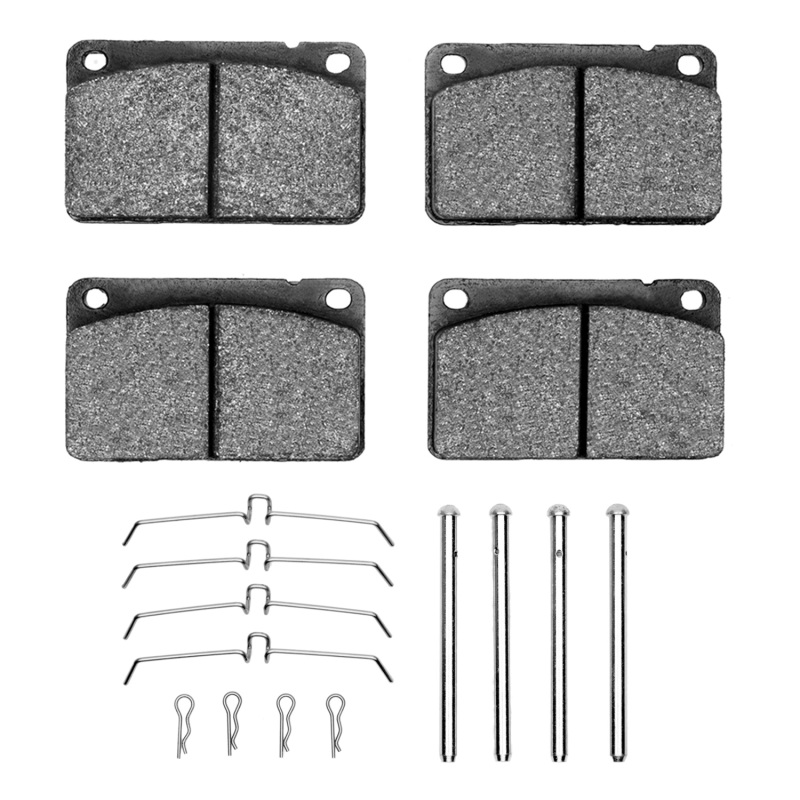 R1 1976-1993 Volvo 264 Front R1 Euro Ceramic Pads & Hardware Kit - 2600-0043-01