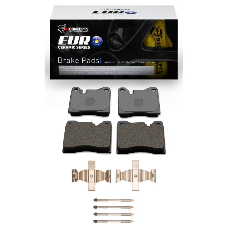 R1 87-88 BMW M6 Front Euro Ceramic Pads & Hardware Kit - 2600-0163-02