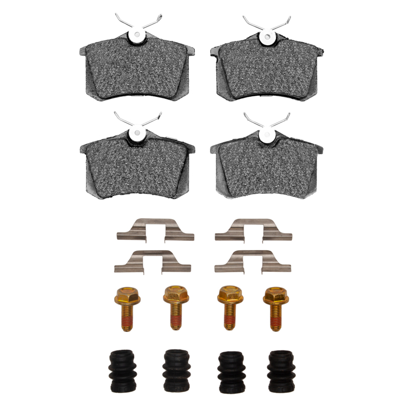 R1 99-08 Audi A4 Quattro Rear Euro Ceramic Pads & Hardware Kit - 2600-0340-03