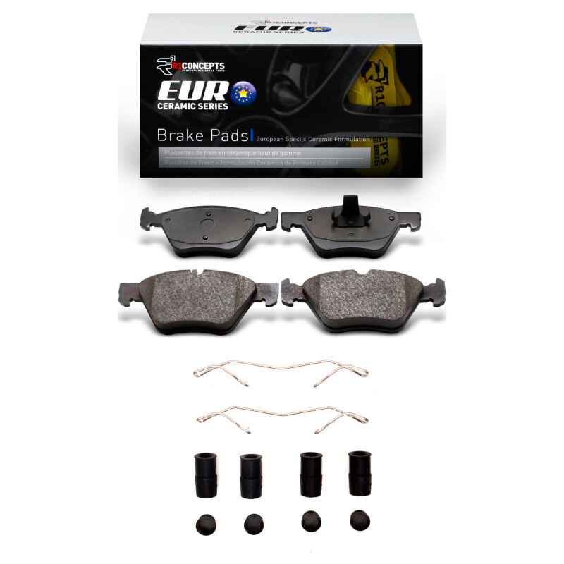 R1 96-08 Chrysler Crossfire Front Euro Ceramic Pads & Hardware Kit - 2600-0740-01