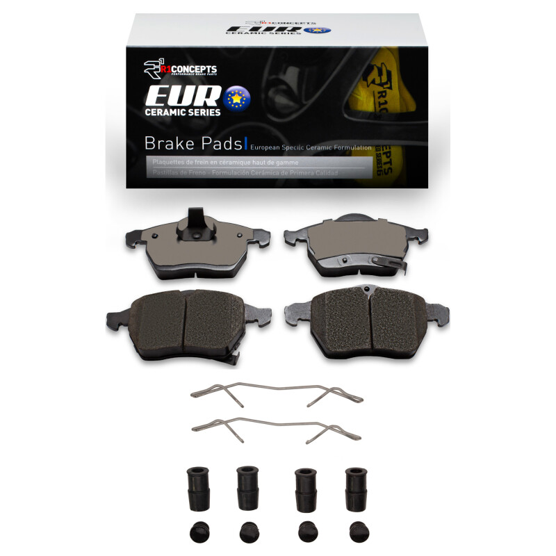 R1 1997-2010 Saab 900 Front R1 Euro Ceramic Pads & Hardware Kit - 2600-0819-01