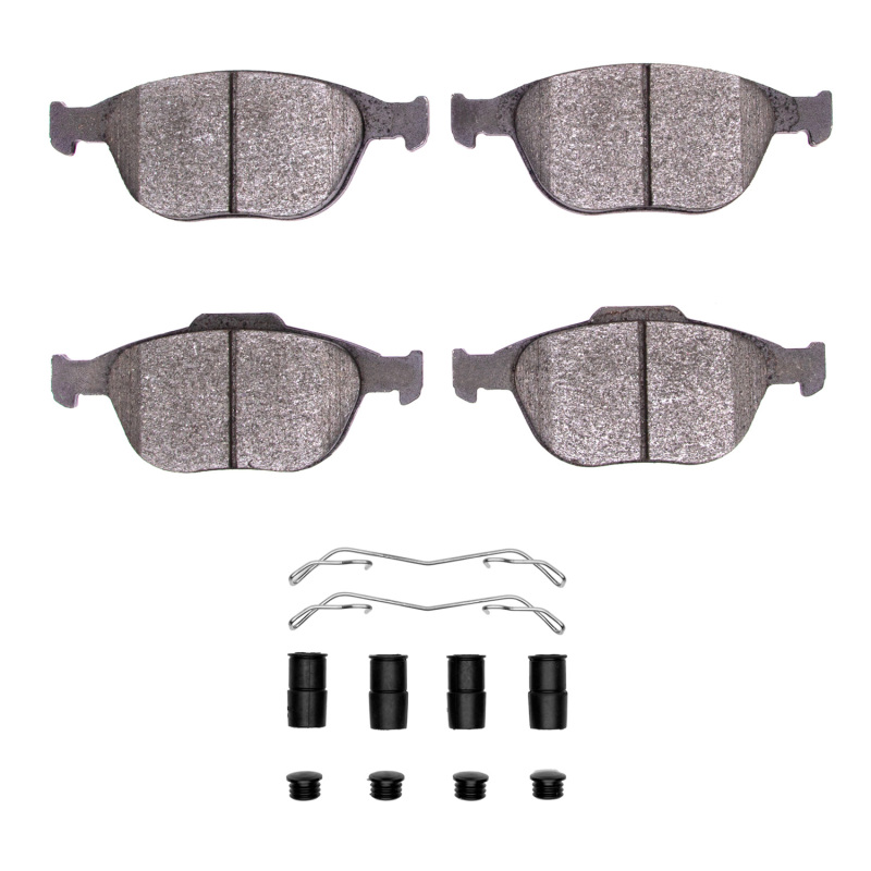 R1 02-13 Ford Focus Front Euro Ceramic Pads & Hardware Kit - 2600-0970-01