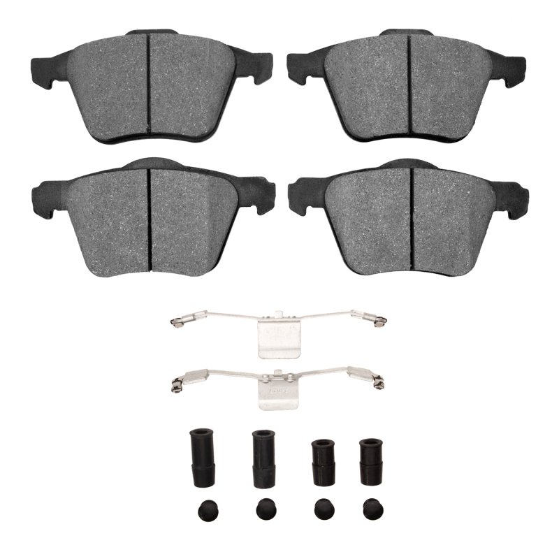 R1 03-09 Volvo XC90 Front Euro Ceramic Pads & Hardware Kit - 2600-1003-01