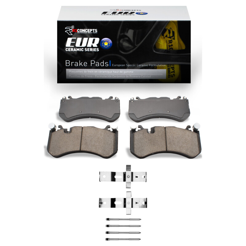 R1 2007-2025 Audi RS7 Front R1 Euro Ceramic Pads & Hardware Kit - 2600-1291-01