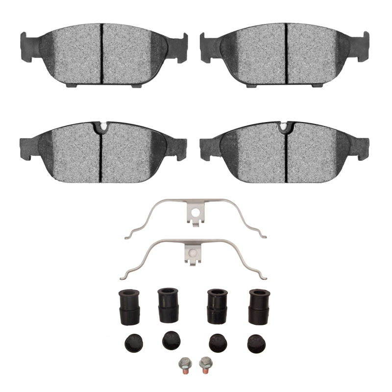 R1 2012-2018 Audi A6 Quattro Front R1 Euro Ceramic Pads & Hardware Kit - 2600-1549-01