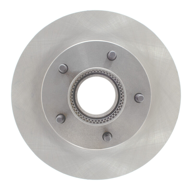 R1 94-95 Ford BRONCO Front Right Drilled & Slotted Silver Brake Rotor - 631-54237R