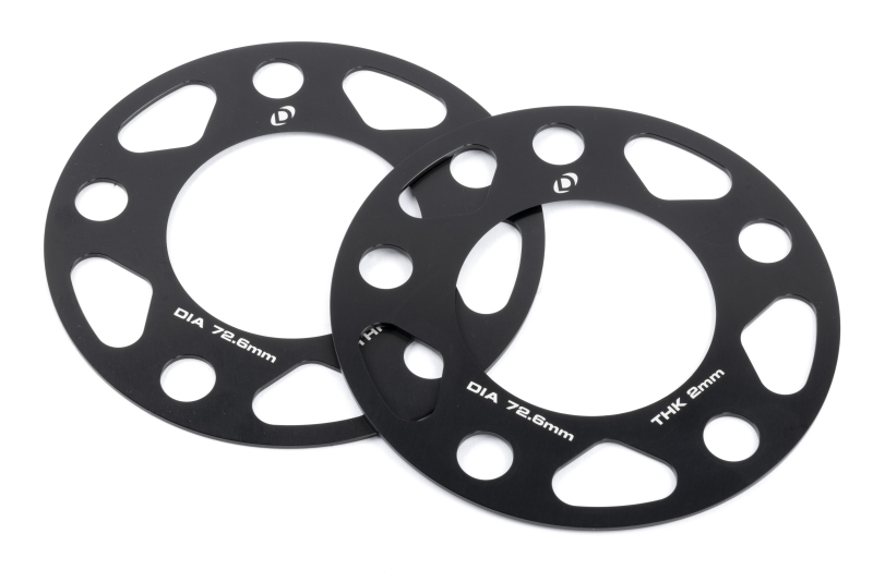 Dinan Wheel Spacer Kit - 72.6mm CB / 2mm Thick (Set of 2) - D210-2032