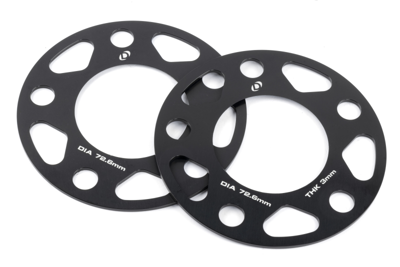 Dinan Wheel Spacer Kit - 72.6mm CB / 3mm Thick (Set of 2) - D210-2033