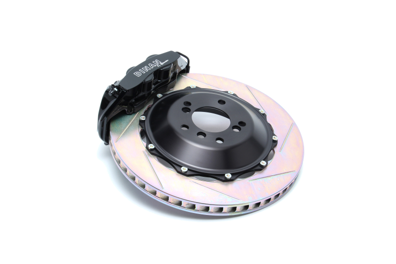 Dinan 08-13 BMW M3 Rear Brake Kit - Black Calipers - Slotted - D290-0923-B