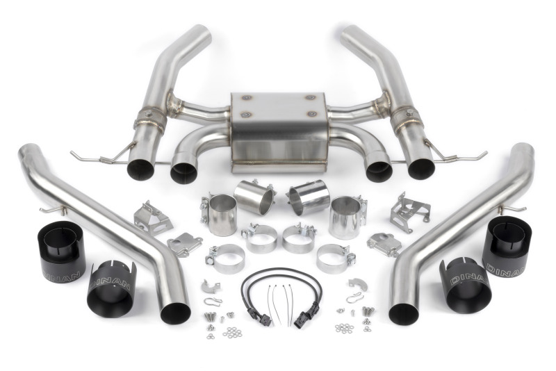 Dinan 21-26 BMW M3 Freeflow Axleback Exhaust System -Black - D660-0093-BLK