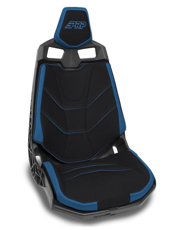 PRP Can-Am Maverick X3/Maverick R Seat Covers - Black/Blue - B002-09