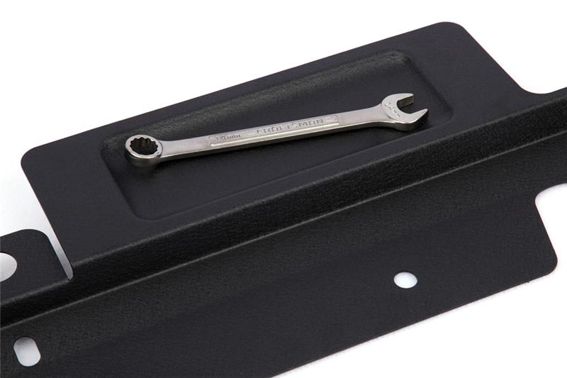 GrimmSpeed 08+ Subaru Impreza/WRX/STI Radiator Shroud w/Tool Tray - Black - GRM096008