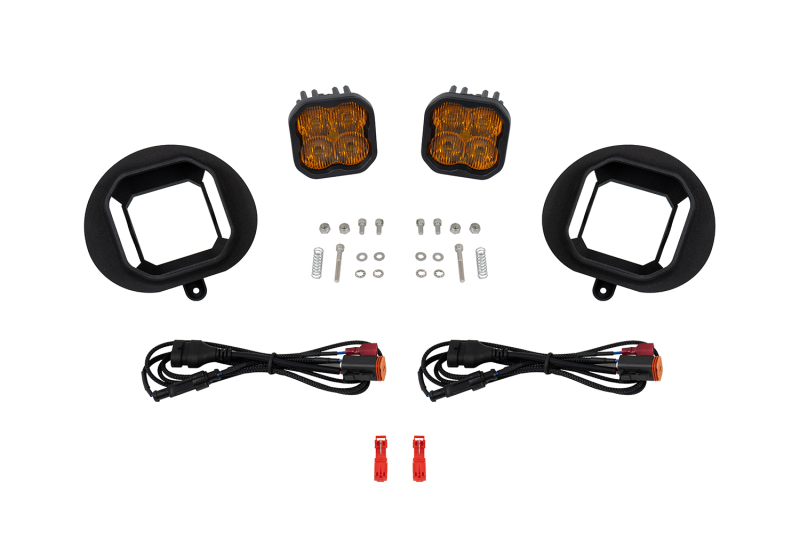 Diode Dynamics 02-08 Dodge Ram 1500/2500/3500 SS3 Fog Light Kit - Yellow Max - DD8019
