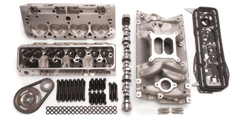 Edelbrock 435Hp Total Power Package Top-End Kit for Use On 1987 And Later SB-Chevy w/ Oe Lifters - 2097